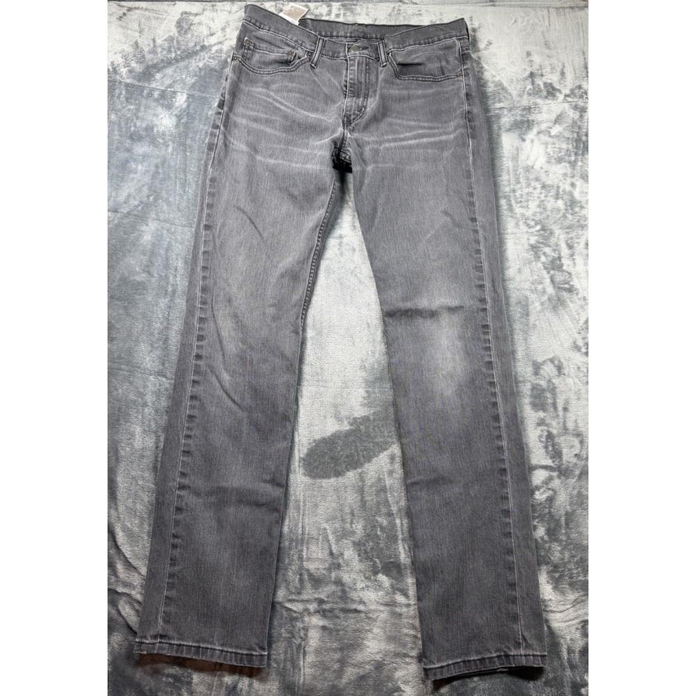 Levi's 511 Men's Jeans 34x34 Gray Slim Fit Stretch Denim Charcoal Wash